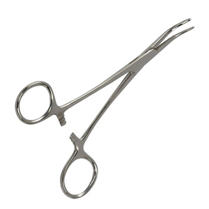 Pince chirurgicale de précision Briggs courbée de haute qualité avec poignée verrouillable en acier inoxydable, certifiée CE ISO13485 - Product Image 1