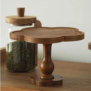 Plateaux et assiettes décoratifs artisanaux en bois à motifs floraux et végétaux, design scandinave, pour la décoration de la maison - Product Image 3