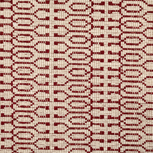 Ivory Rust <b>Red</b> <b>Wool</b> Eco Friendly Non-Slip Geometric Micro Pattern Rug Repeating Linear Motif Area Carpet for Living Room Bedroom - Product Image 4