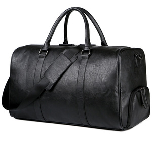 Sac de sport et de voyage en cuir pour homme, grand format, imperméable, pour la gym, le fitness, les week-ends et la nuit, personnalisable avec logo, pour la mode et la vente en gros - Product Image 1
