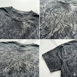 Camiseta Vintage para Hombre con Lavado Ácido, Algodón Premium de Alto Gramaje, Ajuste Oversize, Impresión Personalizada, Suministro OEM al por Mayor - Product Image 6