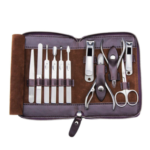 German grade stainless steel manicure pedicure surgical instruments set ready to ship best price manicure pedicure sets - Product Image 1