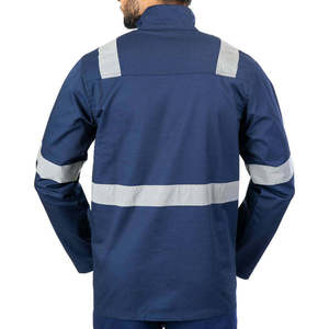 Veste de sécurité imperméable à capuche haute visibilité réfléchissante pour l'hiver, coupe ample, pour le travail en extérieur (vente en gros) - Product Image 5