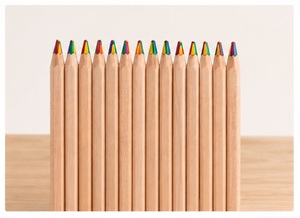 Lápices de Colores Simbalion de Grado Artístico, 4 Colores, Núcleo Jumbo, Certificación EN71, Juego de 40 Piezas en Tambor, Minas Suaves de Alta Calidad - Product Image 2