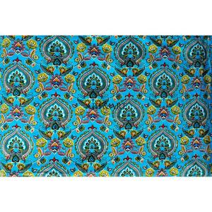 Magnifique tissu ART&ART imprimé à la main au bloc, 100 % coton doux, imprimé floral polyvalent pour robes, sacs, ameublement domestique, lot de quatre - Product Image 5