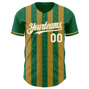 Full Button Printed Baseball Jersey 100% Polyester Short Sleeve Lightweight Quick Dry Breathable Uniform for All Seasons - Product Image 2