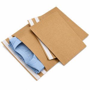 Bolsa de Correo de Papel Kraft EcoRev, Estándar, Plana, Autoadhesiva, Impresa en Offset, Reciclable, con Asas Retorcidas de Lujo, ECO50 Business - Product Image 2