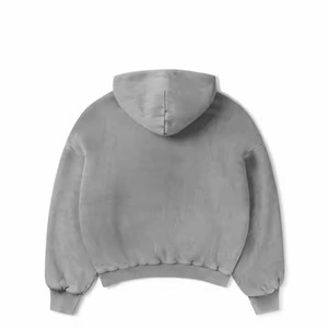 Sudadera con Capucha de Algodón Liso de Alta Calidad en Varios Colores, 100% Algodón, Estilo Urbano, Talla Grande, para Hombre 2027 - Product Image 2