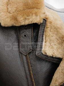 Blouson de Moto en Cuir de Mouton pour Homme, Vêtements de Course Automobile - Product Image 3