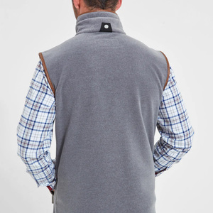 Drain Sports DS-MV-0307 Men's Fleece Breathable Winter Body <b>Warmer</b> Vest with Custom Embroidery OEM Export Supply Worldwide - Product Image 3