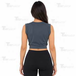 Top Deportivo para Mujer, Premium, Elástico, Transpirable, Sin Costuras, para Gimnasio, Fitness, Running, Entrenamiento, Ropa Deportiva, Suave, Cómodo y a la Moda - Product Image 5