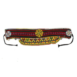 Vintage Belt Belly Dance Bead Afghani Traditional Waist Belt Kuchi Tribal BB022A <b>Old</b> Banjara Real Vintage Handmade Beaded Belts - Product Image 1