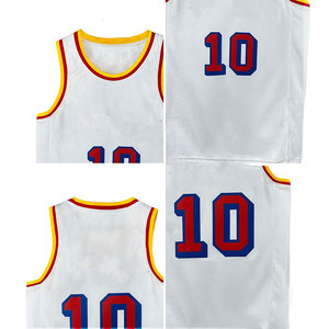 เสื้อบาสเก็ตบอลแบบไม่มีแขน คุณภาพเยี่ยม บริการ OEM แบบกำหนดเอง พิมพ์ลายซิลค์สกรีน โพลีเอสเตอร์ 100% ระบายอากาศได้ดี มีไซส์ใหญ่ - Product Image 3