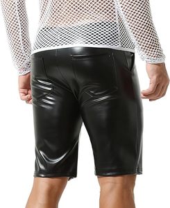 Shorts en cuir de mouton légers et respirants pour hommes, motif uni, shorts en cuir pour adultes - Product Image 4