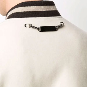 Wholesale Fashion style custom Long Women Letterman Jacket <b>Top</b> Quality Women <b>Cropped</b> Varsity Jackets With Front Pockets - Product Image 3