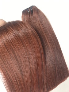 Brun Couleur Texture Vietnamien Humain Couleur Naturelle Prix Usine Extensions De Cheveux Os Droite - Product Image 5