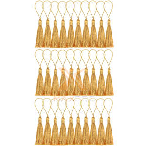 Nuevo Diseño de Borlas de Hilo Metálico Ligeras, Venta Directa de Fábrica, Producto Popular, Borlas de Hilo Metálico - Product Image 4