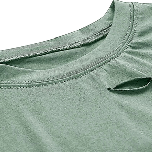 Chemises crop top oversize pour femmes, vêtements streetwear pour femmes, t-shirts crop top à manches courtes, chemises crop top personnalisées 100% coton - Product Image 5