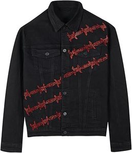 Wholesale Custom Logo Front 100% Cotton High Quality Casual Men's Winter Jeans <b>Jacket</b> Breathable Eco-Friendly Quick Dry Outdoor - Product Image 1