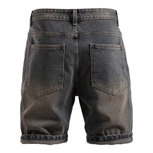 RELEVO INDUSTRIES – Nouveauté : Short en jean décontracté pour homme, coupe ample, 100 % coton, taille élastique, idéal pour l'été et les activités de plein air - Product Image 6