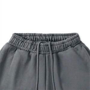 Pantalon de jogging en molleton non tissé de haute qualité pour homme, épais, respirant, écologique, pour la gym, couleur unie, tenue décontractée de fitness - Product Image 5