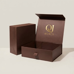 Crown Win Custom Rigid Book Style Magnetic Boxes Clothing Favors Caja Misteriosa <b>Bridesmaid</b> Gift Small Shipping Recycled - Product Image 4