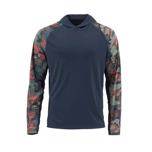 Chemise de chasse à manches longues à capuche pour homme, camouflage, polyester respirant, vêtements d'extérieur pour l'été - Product Image 2