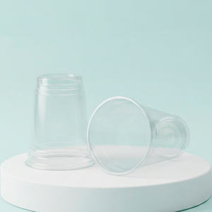 Vasos desechables transparentes de Vietnam con tapas de 12oz y 16oz, vasos de plástico PP transparente para bebidas, matcha, café, té, refrescos y jugos. - Product Image 1