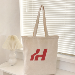 Custom Logo Canvas Eco-Friendly Recyclable Shopping Grocery <b>Tote</b> Cotton Dust <b>Tote</b> Bag with Customizable Size & Color - Product Image 3
