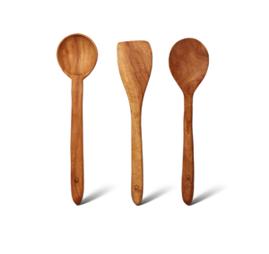 Ustensiles de salade de luxe écologiques, compatibles lave-vaisselle, pour la maison et la cuisine, fabriqués en Inde - Product Image 1