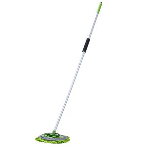 62-Inch Extendable Car Wash Brush 180 Degree Rotation Long <b>Handle</b> Soft Chenille Fiber Car Wash <b>Mop</b> Mitt Brushes for Car Washing - Product Image 4