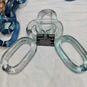 Modelo de Búho de Resina Ecológica Hecho a Mano, Decoración de Pared con Cadena y Acabado Esmaltado, Opción de Regalo para Interiores Elegantes - Product Image 5