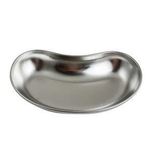 Bassin d'émèse manuel polyvalent en acier inoxydable de 6 pouces en forme de rein - Product Image 2