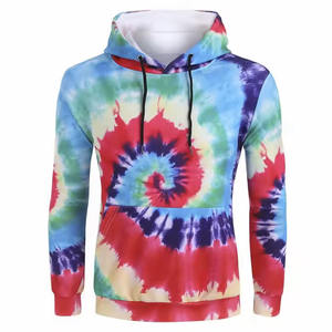 Sudaderas con capucha antiarrugas para hombre con estampado tie-dye, las más vendidas, fabricación a precio económico, el mejor servicio OEM, sudaderas con capucha anti-bacterianas para hombre con estampado tie-dye - Product Image 1