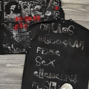 เสื้อยืดสตรีทแวร์ทรงโอเวอร์ไซส์ แขนสั้น ผ้าเจอร์ซีย์คอตตอน 100% คุณภาพสูง ตัดเย็บพิเศษ น้ำหนัก 300 กรัม สวมใส่สบาย - Product Image 6