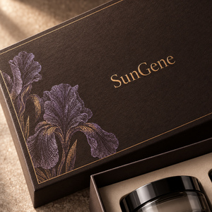 SunGene Nocturne Jar Duo Caja Rígida Personalizada con Tapa Desmontable para Frascos de Crema Facial - Product Image 3