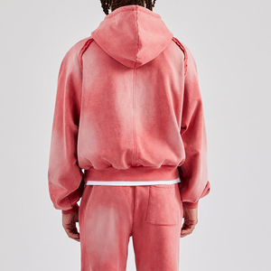 Chándal Deportivo para Hombre con Diseño Moderno y Lavado Ácido, Chándales de Moda con Logotipo Personalizado, Chándal de Alta Calidad con Mangas Largas para Hombre - Product Image 4