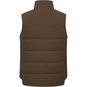 Men Autumn Puffer Vest Sleeveless <b>Quilted</b> <b>Waistcoat</b> Windproof Zip Up Warm Casual Outerwear Solid Color Stand Collar - Product Image 2
