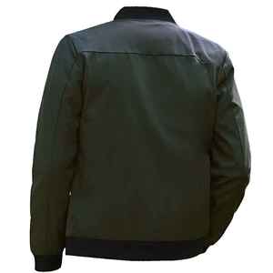 FITME SPORTS Customization Vintage <b>Pilot</b> Bomber <b>Jacket</b> Waterproof Windbreaker Polyester/Cotton Plus Size Men's Stand Collar - Product Image 2