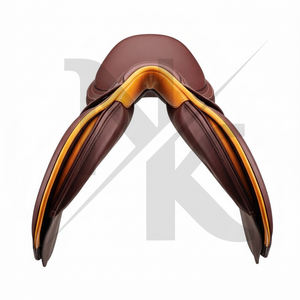 Silla de doma inglesa de alta calidad, cuero genuino, estructura de madera, cómoda y duradera. Productos de carreras de caballos ingleses de la India. - Product Image 2