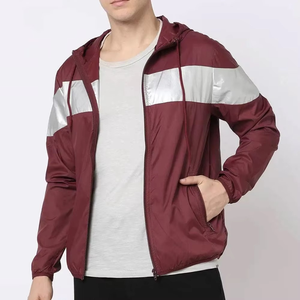 Mens Hooded <b>Lightweight</b> Windbreaker <b>Jacket</b> Casual Zip Up <b>Running</b> Sports Outerwear Coat Breathable <b>Waterproof</b> Streetwear - Product Image 4