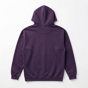 Custom Purple Pullover Hoodie Men's Moon Phase Graphic Hooded Sweatshirt <b>Celestial</b> Streetwear Fashion OEM ODM Wholesale <b>Clothing</b> - Product Image 2