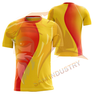 เสื้อฟุตบอลทีมชายแบบแห้งเร็ว ระบายอากาศได้ดี แขนสั้น โพลีเอสเตอร์ 100% พิมพ์ลายแบบซับลิเมชั่นเต็มตัว - Product Image 2