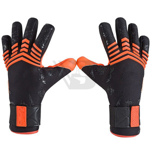 Wholesale Professional Soccer Goalkeeper Gloves with Leather and 3.5mm German Latex for Men and Kids - Product Image 5