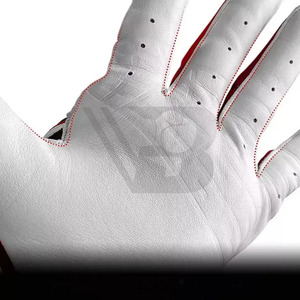 Gants de frappeur professionnels légers pour hommes, en cuir, à manchette courte, pour softball et baseball, protection des mains avec logo personnalisé, prix - Product Image 4