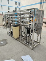 Machine à ozone UV par osmose inverse 2000LPH 2000 Litres/heure L'eau Puit pour le traitement de l'eau de pluie en bouteille 220V 1 an
