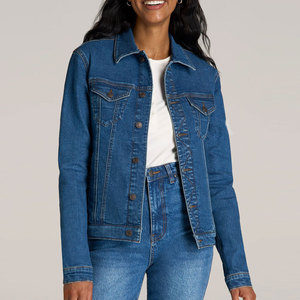 Vestes en jean pour femmes de qualité supérieure, conçues pour sublimer votre garde-robe avec un style classique et une coupe confortable pour les looks décontractés. - Product Image 1