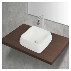 Encimera rectangular de alta calidad, lavabo de tocador de baño blanco, lavabo de cerámica de los mejores exportadores de artículos sanitarios - Product Image 4