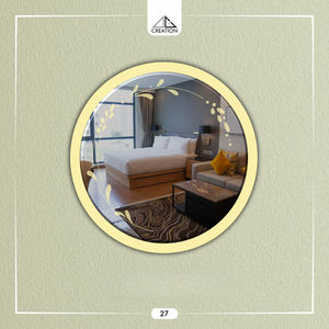 กระจกอะคริลิค LED ดีไซน์หรูหรา ติดผนัง พร้อมดีไซน์ตกแต่งแบบศิลปะ สวิตช์แบบสัมผัส เป็นมิตรกับสิ่งแวดล้อม และน้ำหนักเบา - Product Image 4