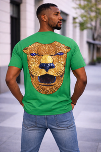 T-shirt Vert Oversize Homme – Ambiance Estivale, Respirant, Séchage Rapide, Écologique, Style Streetwear Décontracté, Coupe Classique, Logo Personnalisé - Product Image 4